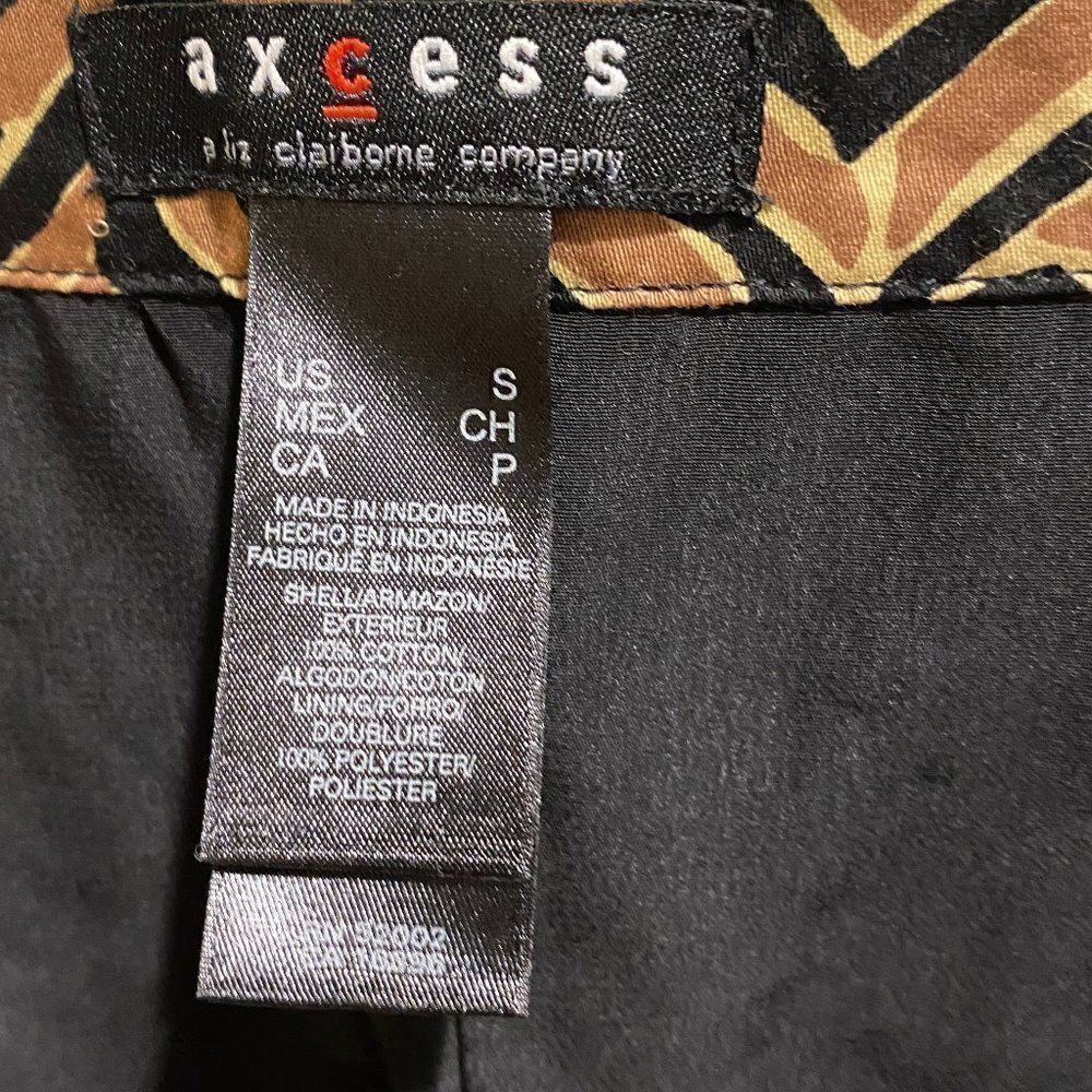 Axcess Size S Gold and Black dress - Picture 6 of 6